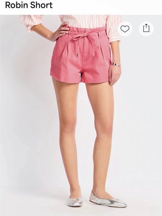 mason & belle Pants - Mason & Belle Robin Short High Waist Pink NWT Waist 10/30